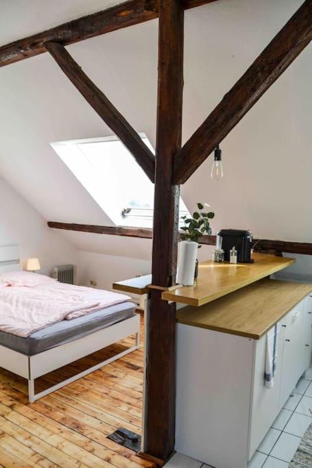 Schoene Dachgeschosswohnung Nahe Koeln Exterior foto
